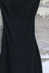 Marc Le Bihan 21915 Silk Shrinkage Stretch One-Piece Dress Collection French High-Level Handmade MLB-21942-HEI Black PMLB4